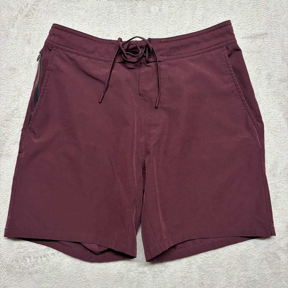 Ten Thousand Shorts Mens S The Foundation Short Maroon 7" Inseam EUC Gym Workout